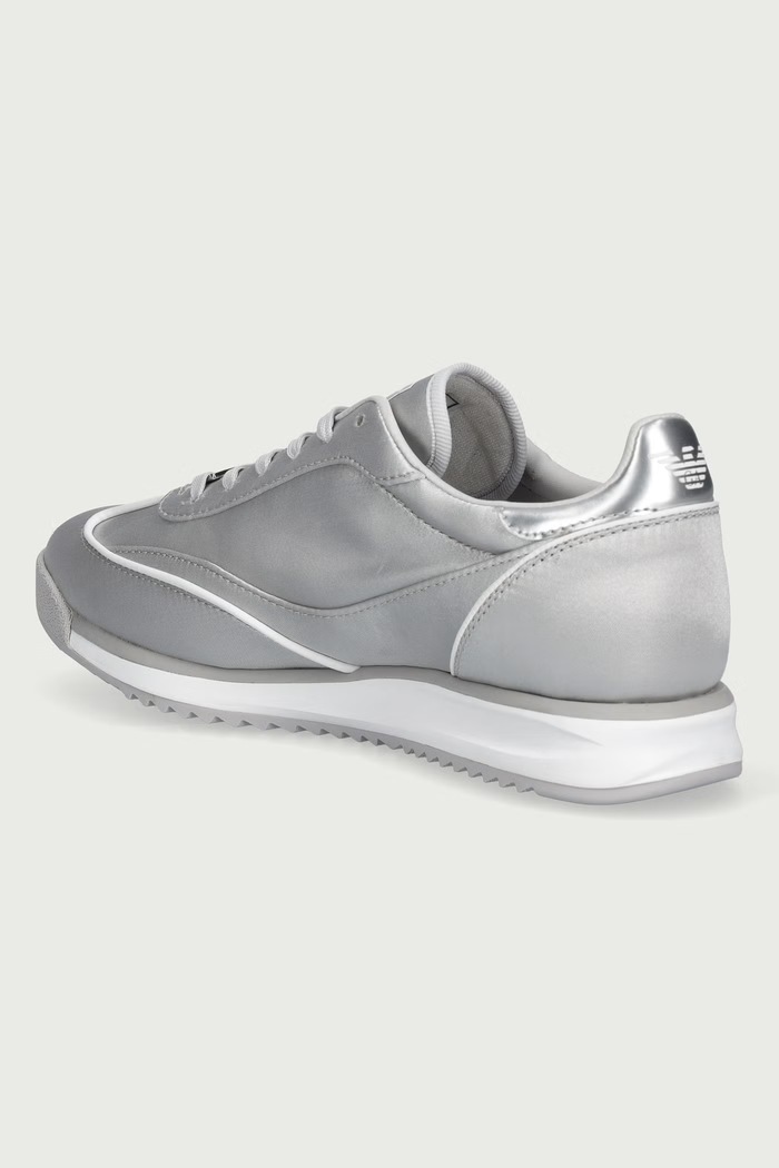 Obuwie EA7 Emporio Armani Sneakersy damskie AF28087.7W001629 srebrny