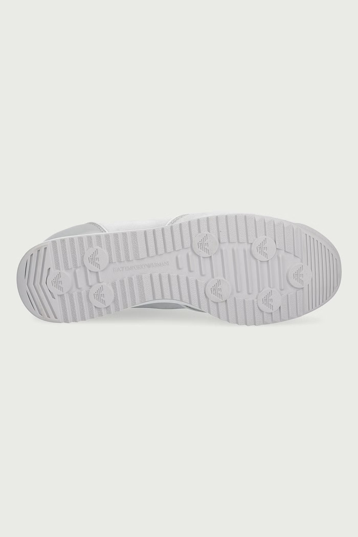 Sneakersy damskie EA7 Emporio Armani srebrny AF28087.7W001629