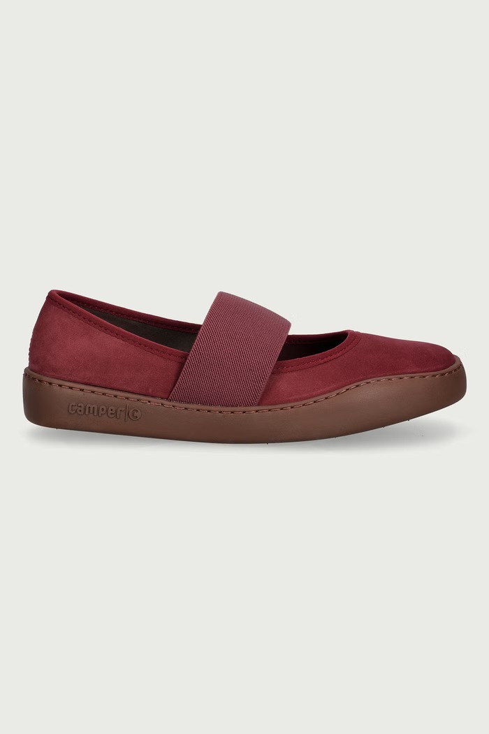 Camper Μπαλαρίνες από nubuck Peu Touring K201838.005 μπορντό AW26