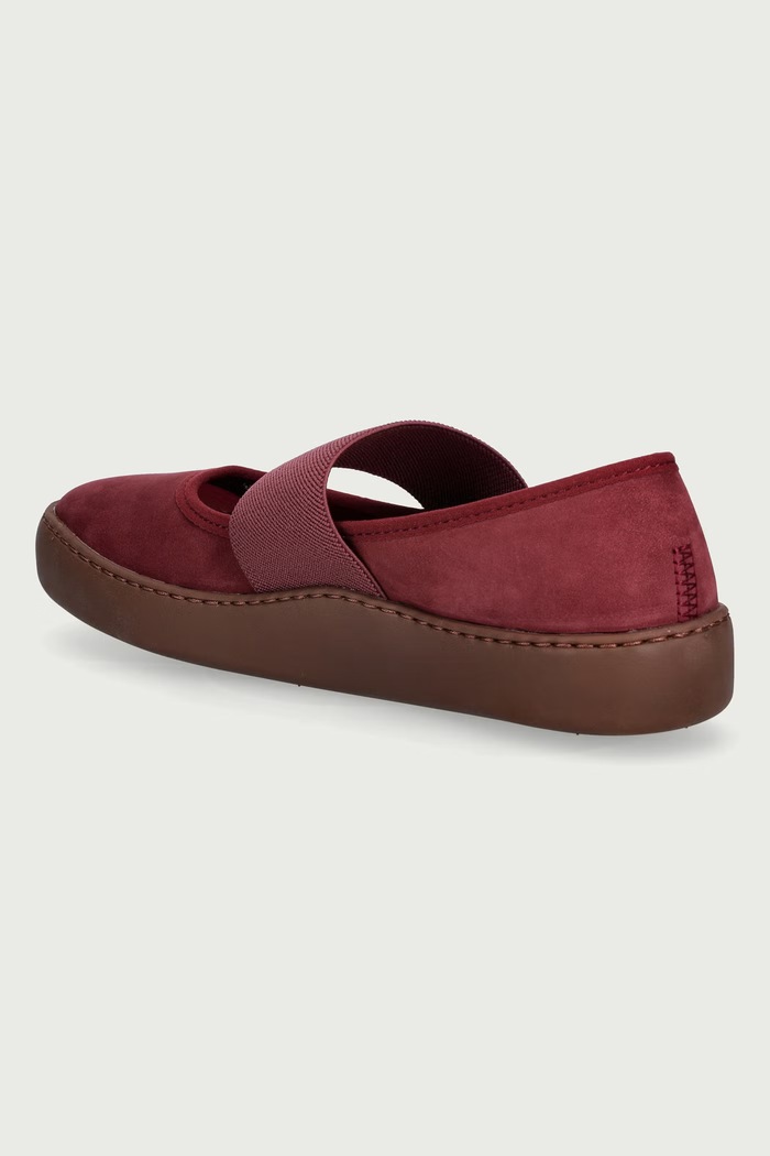 Παπούτσια Camper Μπαλαρίνες από nubuck Peu Touring K201838.005 μπορντό