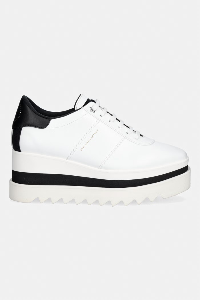 Stella McCartney SNEAKELYSE ALTER sneakersy na platformie damskie 810611.AP0AMO biały AW26