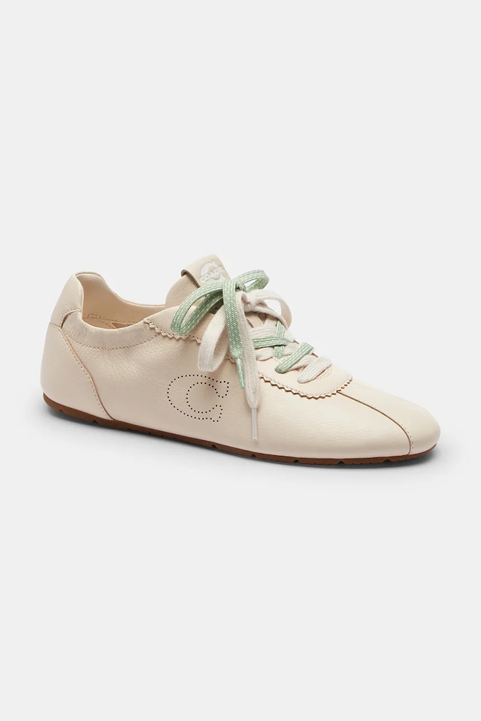 Coach Soft Sneaker sneakersy damskie skórzane CEE51.CHK beżowy AW26