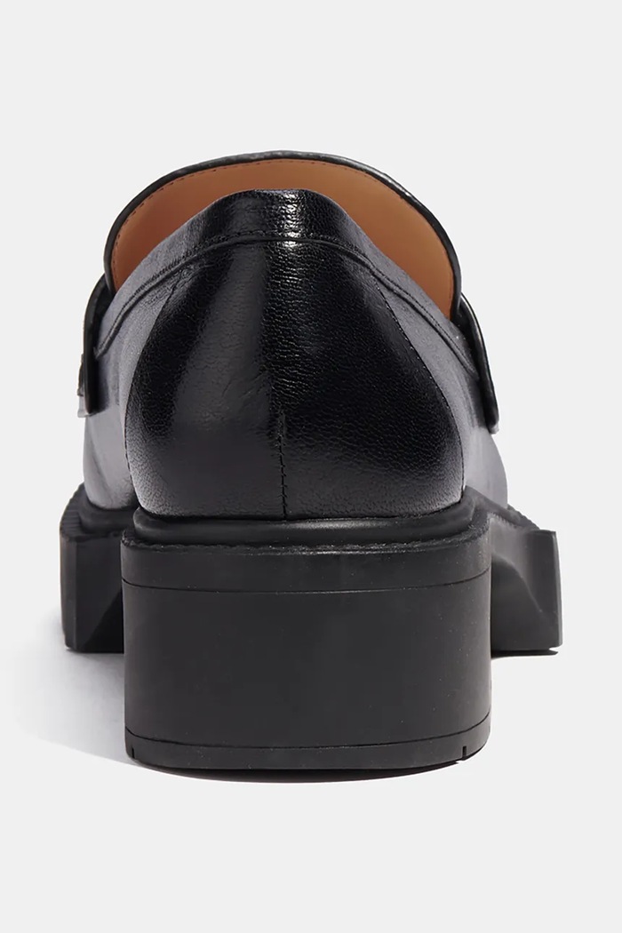 Obuwie Coach loafers damskie skórzane Leah Loafer CCM08.BLK czarny