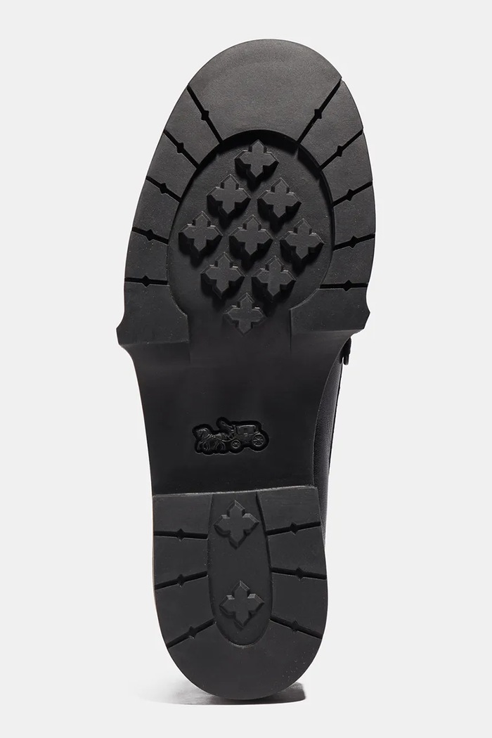 Coach loafers damskie skórzane Leah Loafer CCM08.BLK czarny