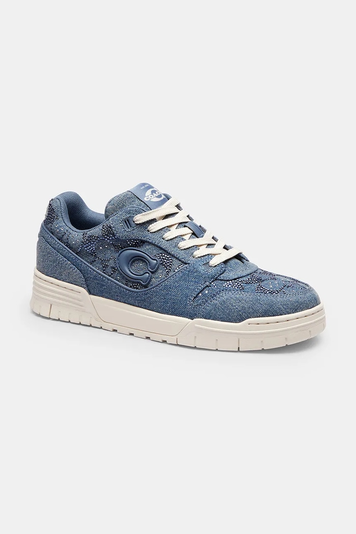 Coach Crystl Sig sneakersy damskie CEW22.Z67 niebieski AW26