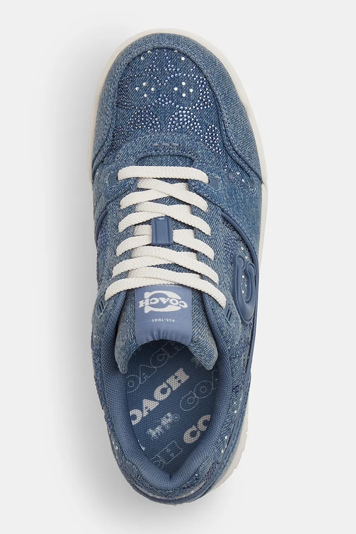 Coach Crystl Sig sneakersy damskie niebieski CEW22.Z67