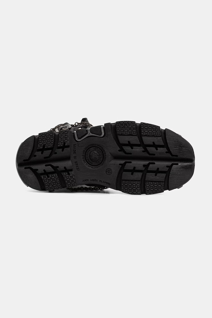 New Rock workery damskie skórzane ITALI NEGRO, REACTOR NEGRO TOBERAS E17 M.1013.C10 czarny