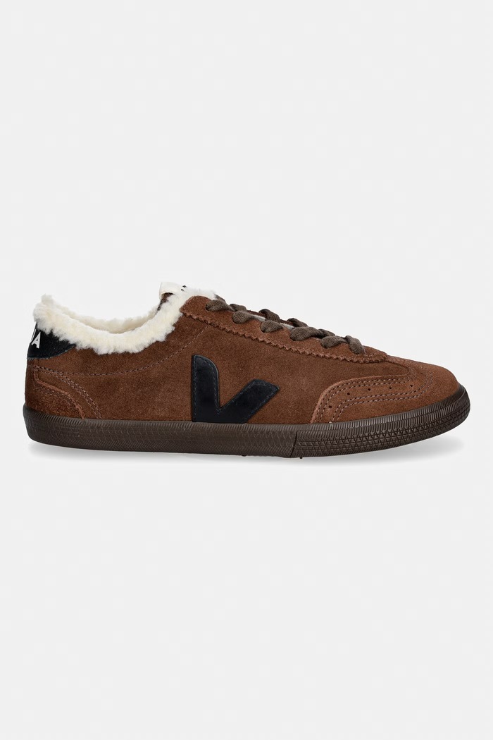 Veja VOLLEY W маратонки дамски от велур VU0321470A кафяв AW26