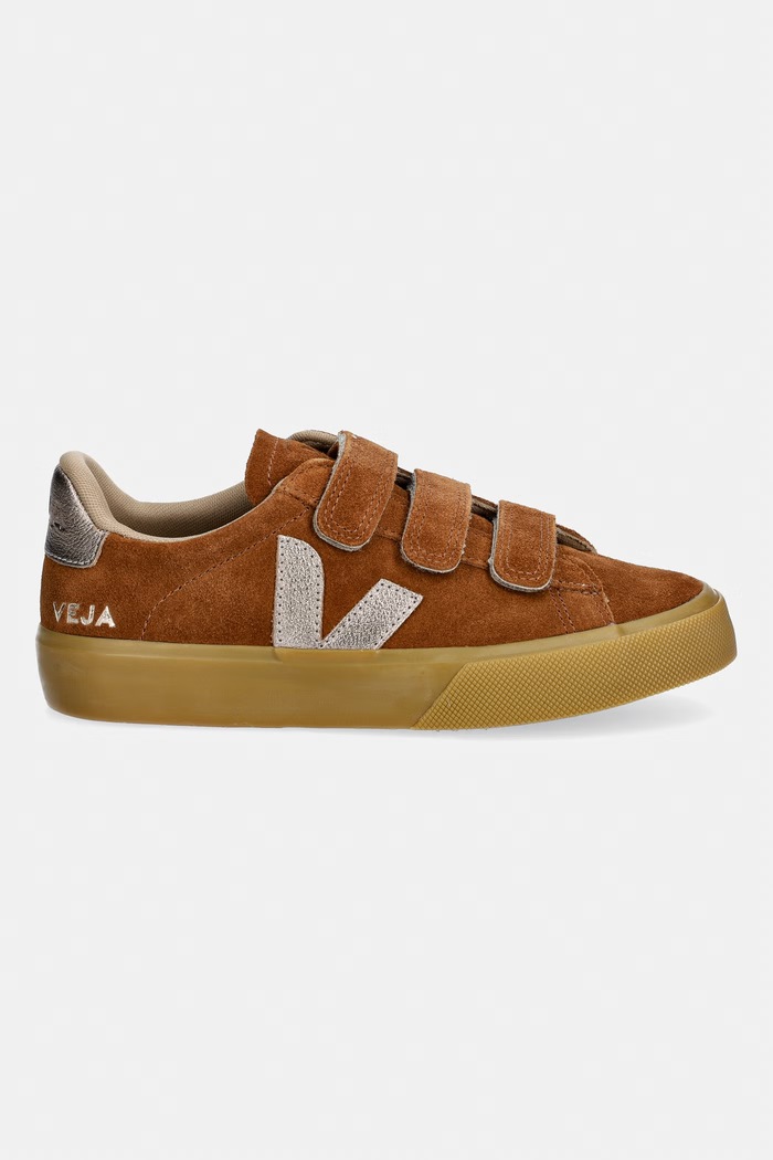 Veja RECIFE LOGO sneakers γυναικεία σουέτ RC0321814A καφέ AW26