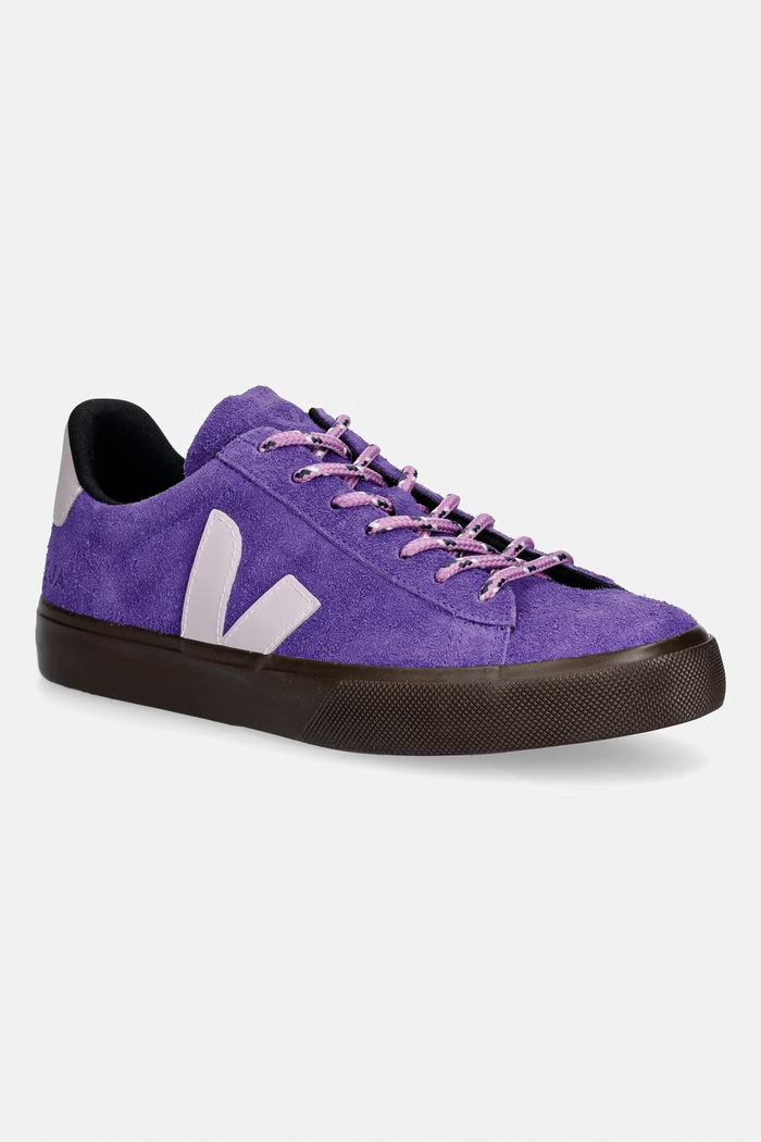 Veja CAMPO HAIRY маратонки дамски от велур виолетов CP0321850A