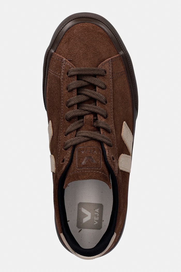 Veja CAMPO SUEDE sneakers da donna in scamoscio marrone CP0321810A