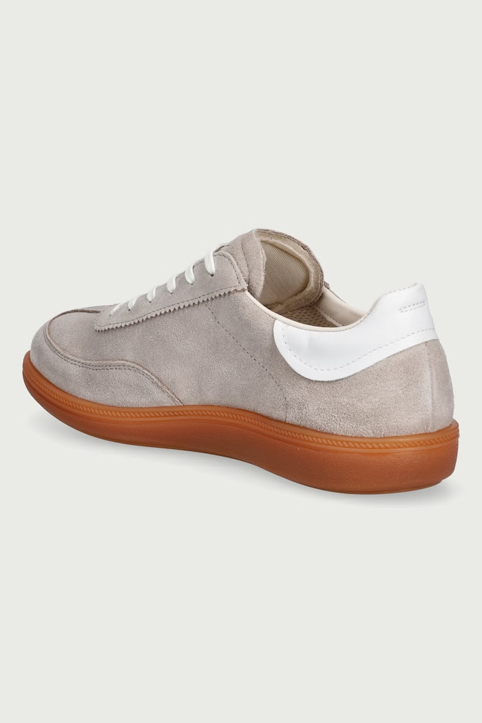 Obuwie Ecco Soft 11 sneakersy damskie zamszowe 235813.61577 beżowy