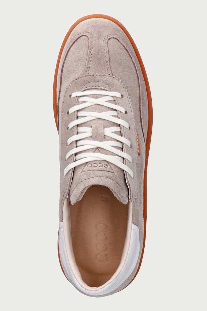 Ecco Soft 11 sneakersy damskie zamszowe beżowy 235813.61577