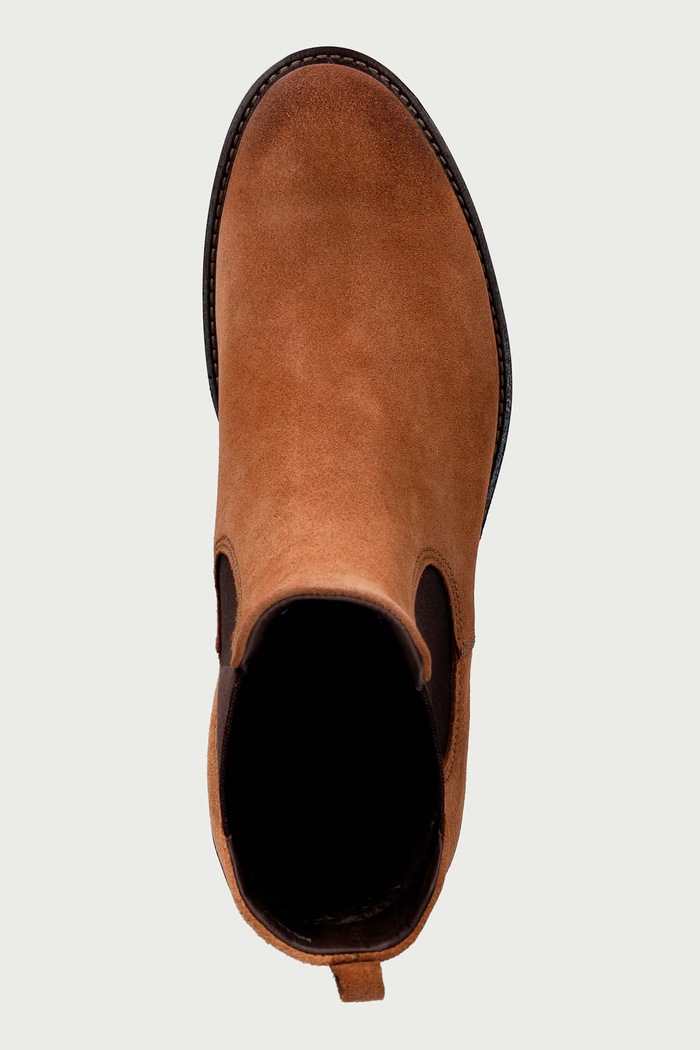 Μπότες τσέλσι Γυναικείες nubuck Sartorelle 25 Ecco 266503.15034 καφέ