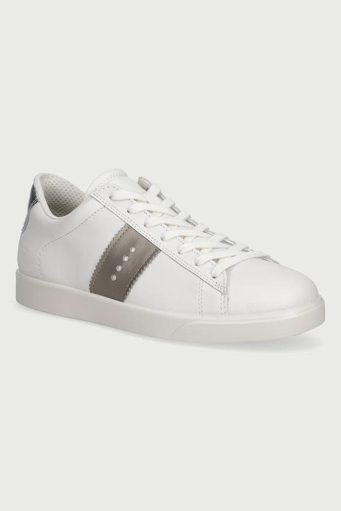 Ecco Street Lite W tenisice za žene od kože bijela 212803.61674