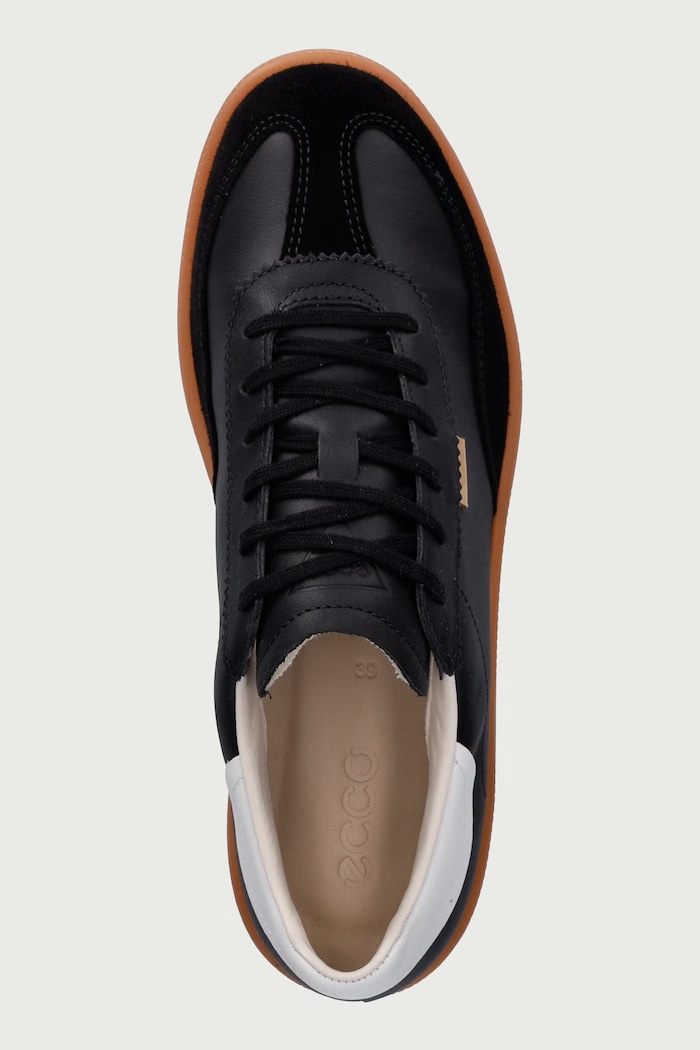 Soft 11 sneakersy damskie skórzane Ecco 235813.61563 czarny