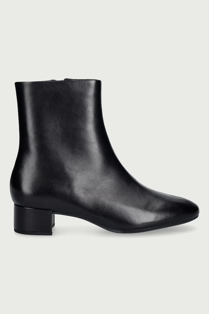 Ecco Botki damskie skórzane Liva 35 250633.01001 czarny AW26