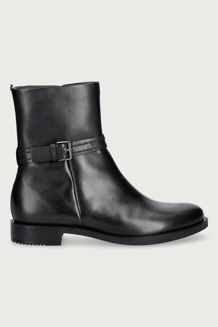 Ecco Členkové čižmy dámske kožené Sartorelle 25 249403.01001 čierna AW26
