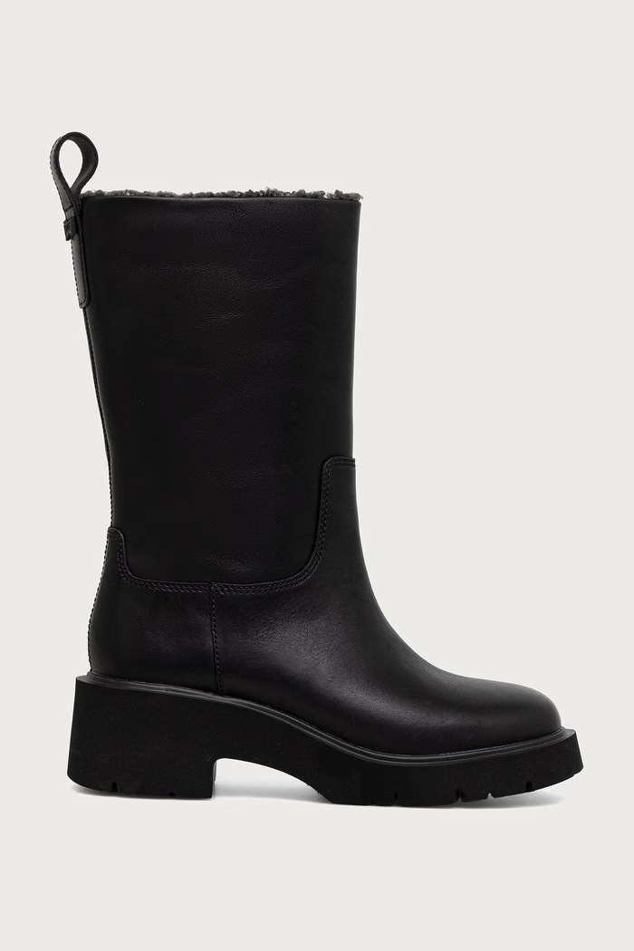 Camper Čižmy dámske kožené Milah K400843.001 čierna AW26