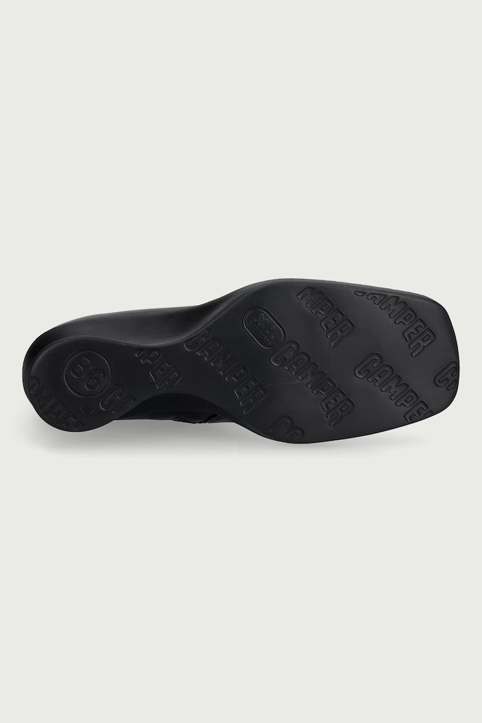 Gležnjače za žene od kože Louise Camper crna K400838.001