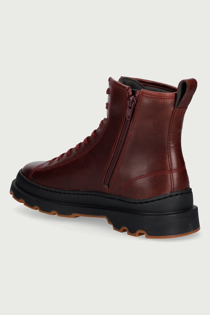 Obuv Camper Členkové čižmy kožené Brutus+ K400816.011 burgundské