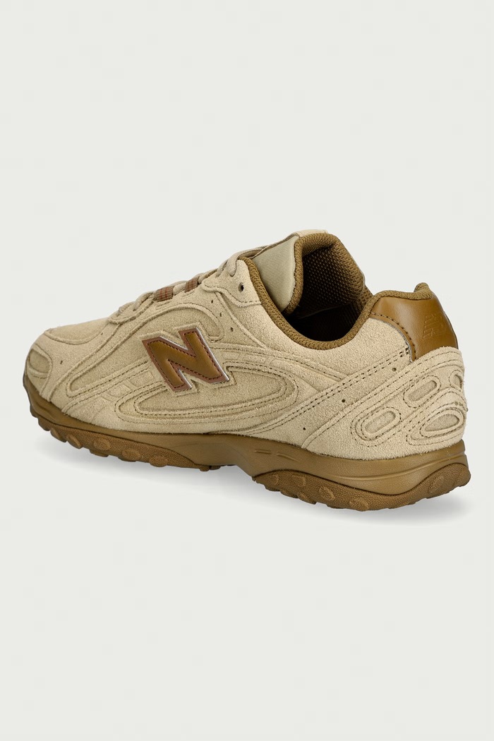 Obuwie New Balance 204 sneakersy damskie zamszowe U204LFSP brązowy