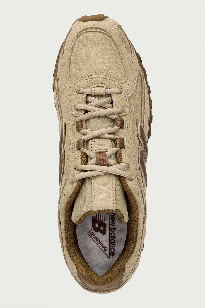 204 sneakersy damskie zamszowe New Balance U204LFSP brązowy