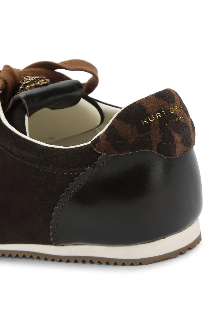 Kurt Geiger London Islington Sneaker sneakersy damskie zamszowe czarny 4396039029