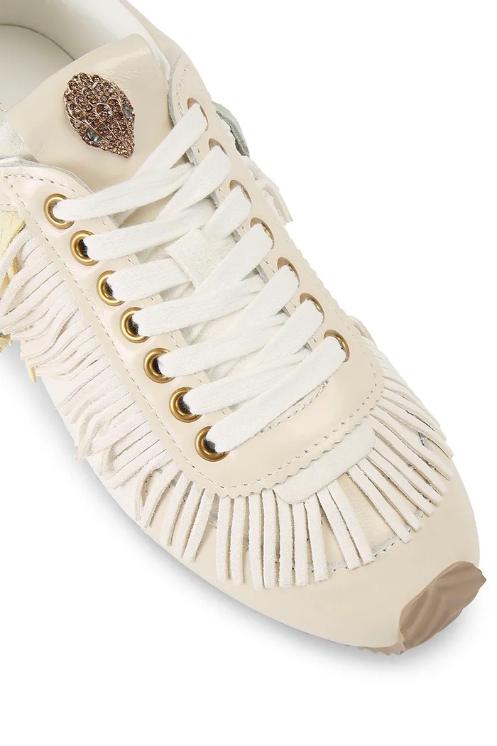 Obuwie Kurt Geiger London Islington Beaded Tassel sneakersy damskie 4725845019 beżowy