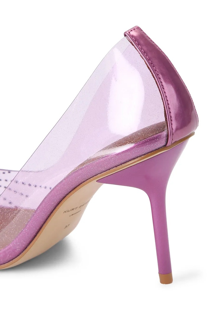 Obuwie Kurt Geiger London szpilki Eagle Vinyl Court Viola 5798892979 fioletowy