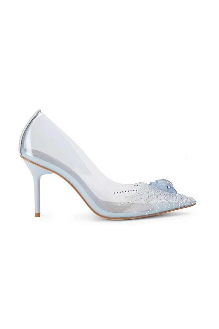 Kurt Geiger London szpilki Eagle Vinyl Court Pale Blue niebieski 5798883979