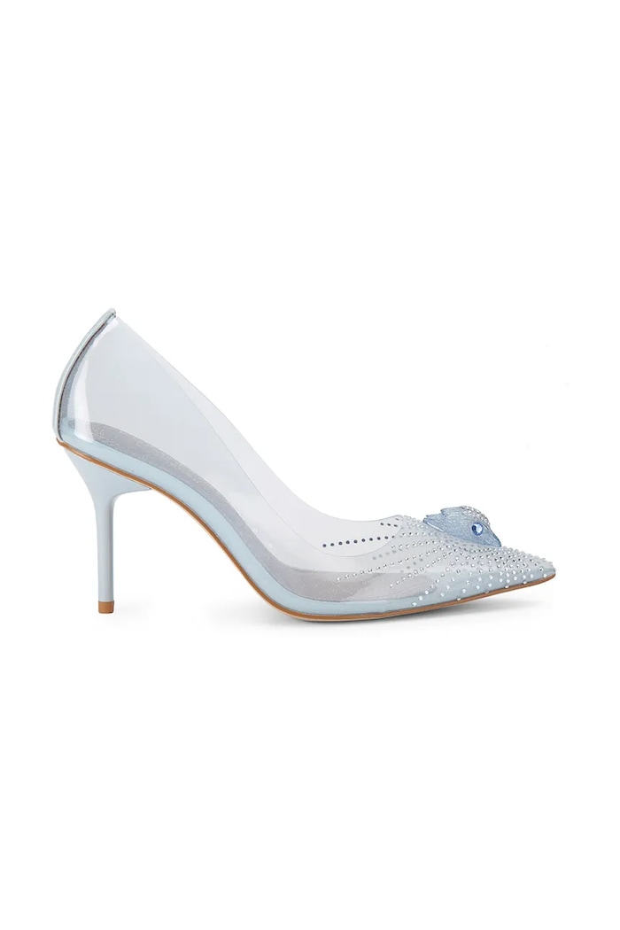Kurt Geiger London szpilki Eagle Vinyl Court Pale Blue niebieski 5798883979