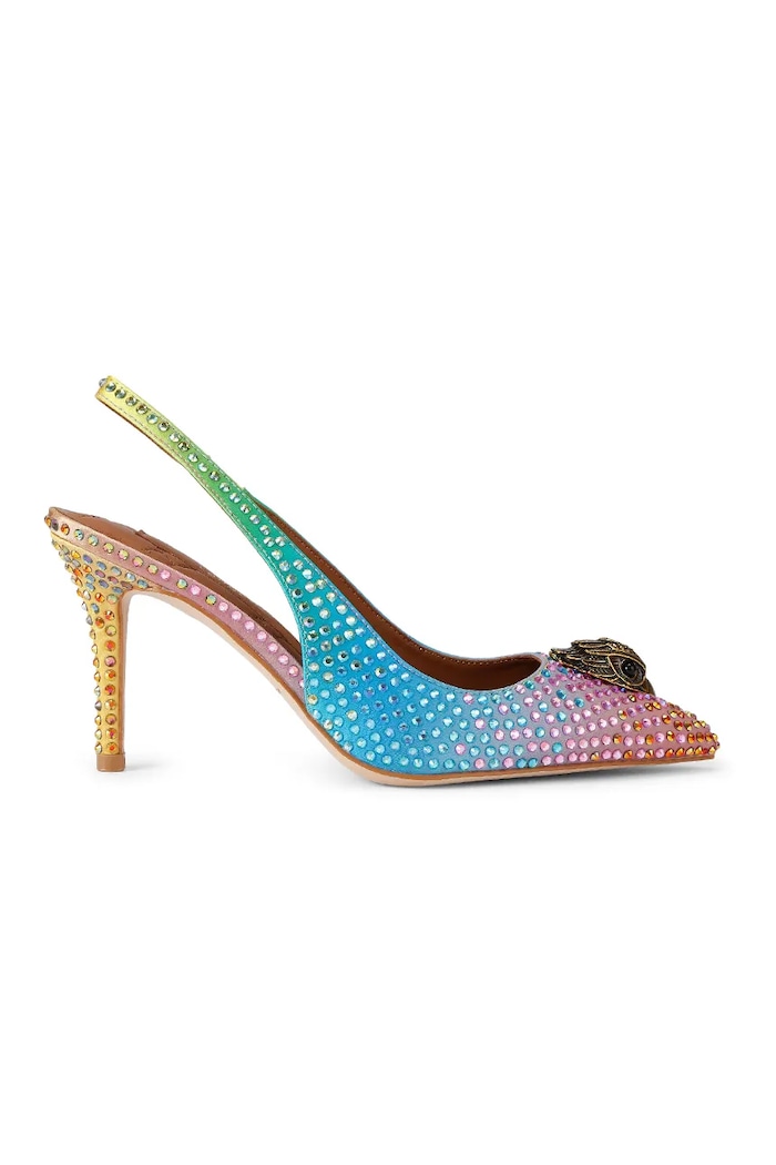 Kurt Geiger London szpilki Belgravia Sling 85 Other Fabric multicolor 5595399609