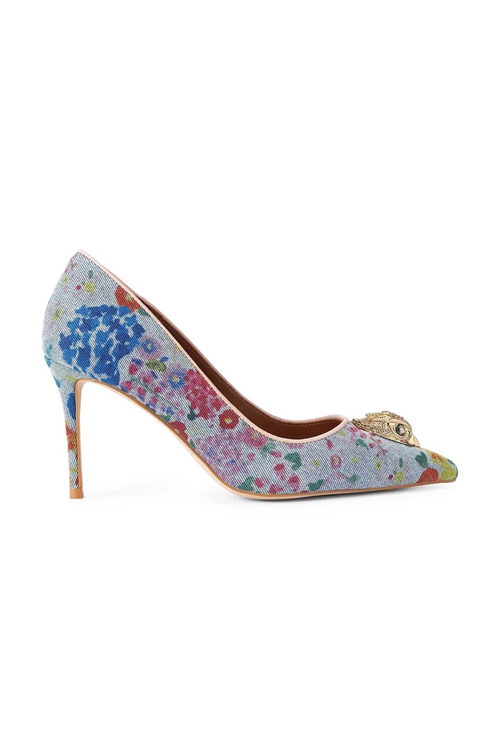 Kurt Geiger London szpilki Belgravia Eagle Court Blue turkusowy 3939986669