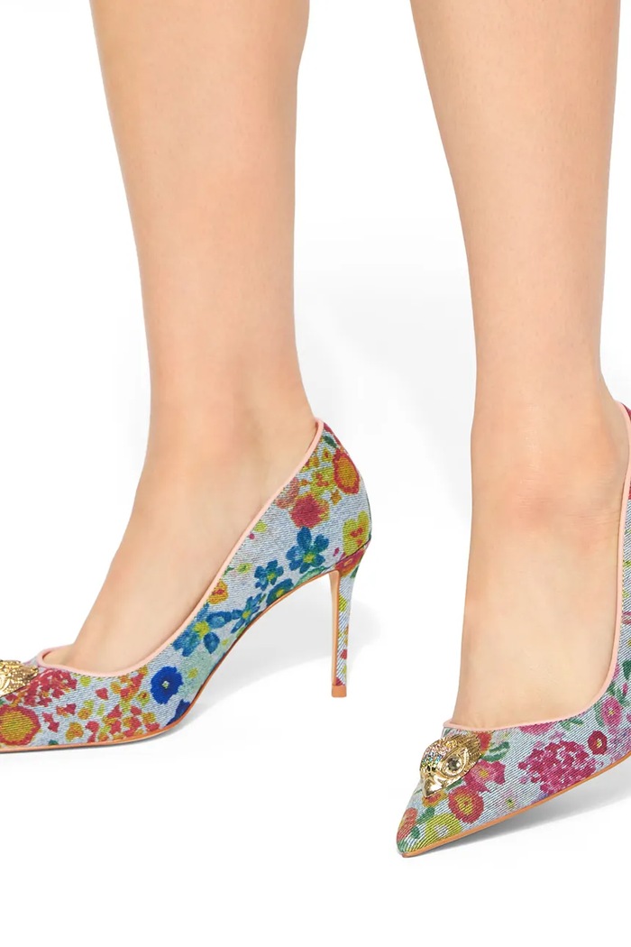 Kurt Geiger London szpilki Belgravia Eagle Court Blue 3939986669