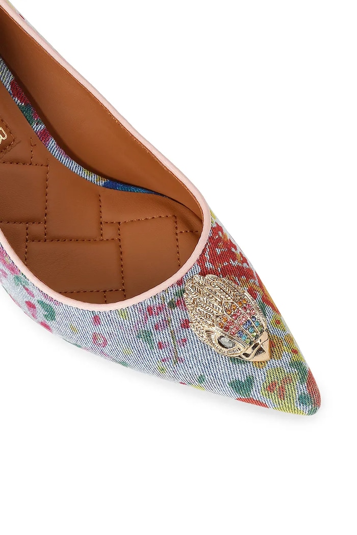 Kurt Geiger London szpilki Belgravia Eagle Court Blue turkusowy 3939986669
