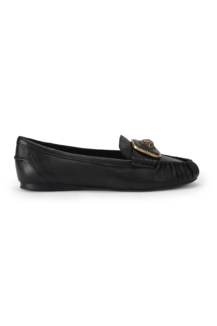 Kurt Geiger London mokasyny damskie skórzane Pimlico Moccasin Black Leather czarny 5596300109
