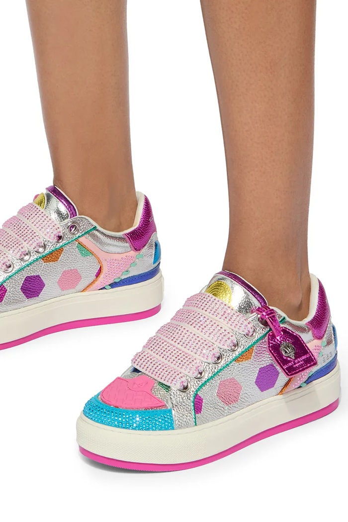 Kurt Geiger London Southbank Footy Mult sneakersy damskie skórzane 5853469109 multicolor