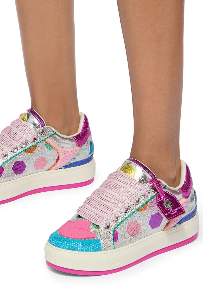 Kurt Geiger London Southbank Footy Mult sneakersy damskie skórzane 5853469109 multicolor