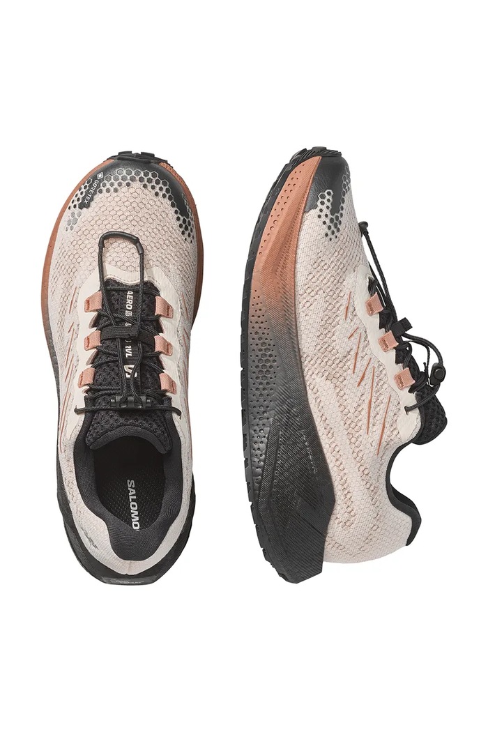 Buty do biegania damskie AERO BLAZE 4 GRVL GTX Salomon L45403900 beżowy