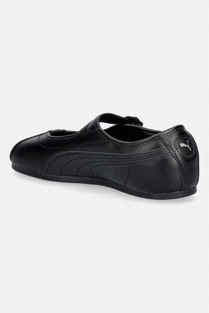Obuwie Puma baleriny skórzane Tacklette L 408551 czarny