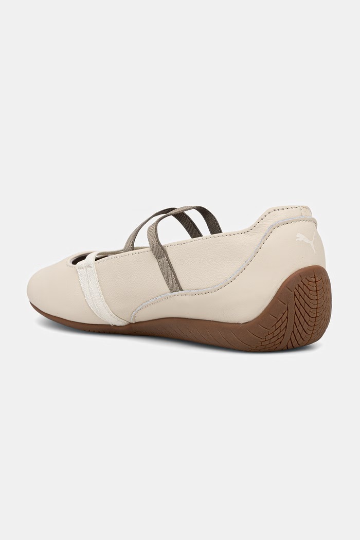 Obuwie Puma baleriny Speedcat Ballet LT 408457 beżowy