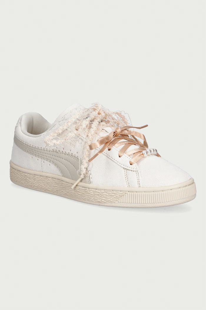 Puma Suede Bloom sneakersy damskie zamszowe beżowy 408330