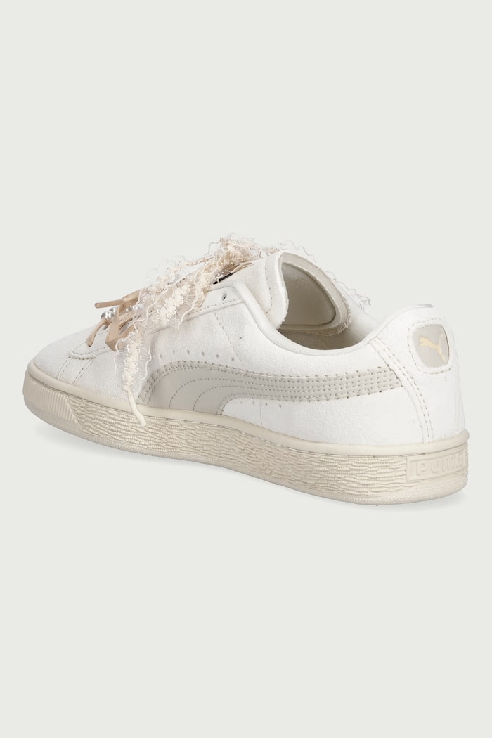 Shoes Puma Suede Bloom sneakers Women's suede 408330 beige