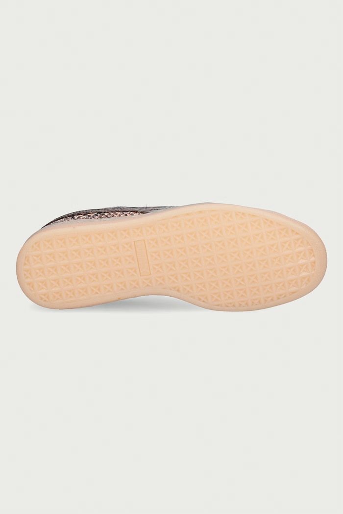 Suede Snake sneakersy damskie skórzane Puma beżowy 408329