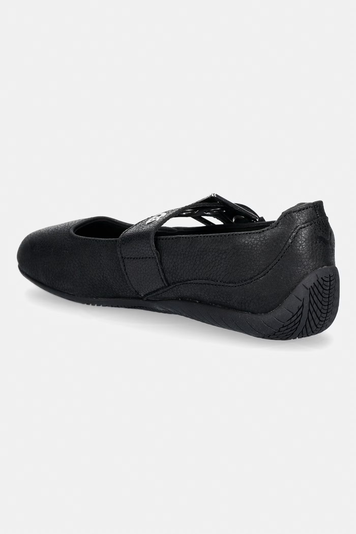 Obuwie Puma baleriny skórzane Speedcat Ballet Dress-Up 408054 czarny