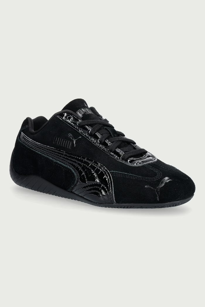 Puma Speedcat Croc sneakersy damskie zamszowe czarny 407674
