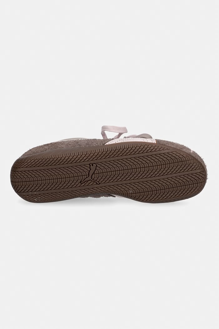Puma Speedcat Brushed Luxe sneakersy damskie skórzane 407672 brązowy