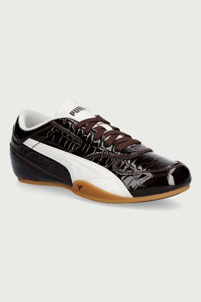 Puma Bella Mina Croc sneakersy damskie brązowy 407668