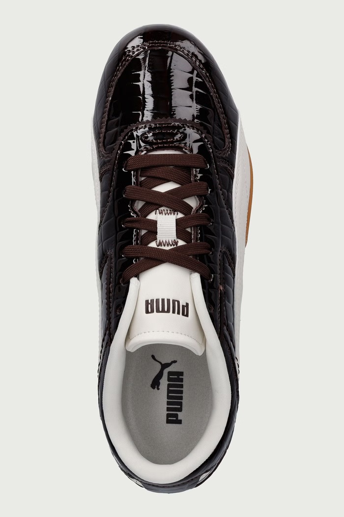 Bella Mina Croc sneakersy damskie Puma 407668 brązowy